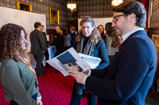 University of Bristol researchers meeting Baroness Freeman of Steventon at Evidence Week 2025